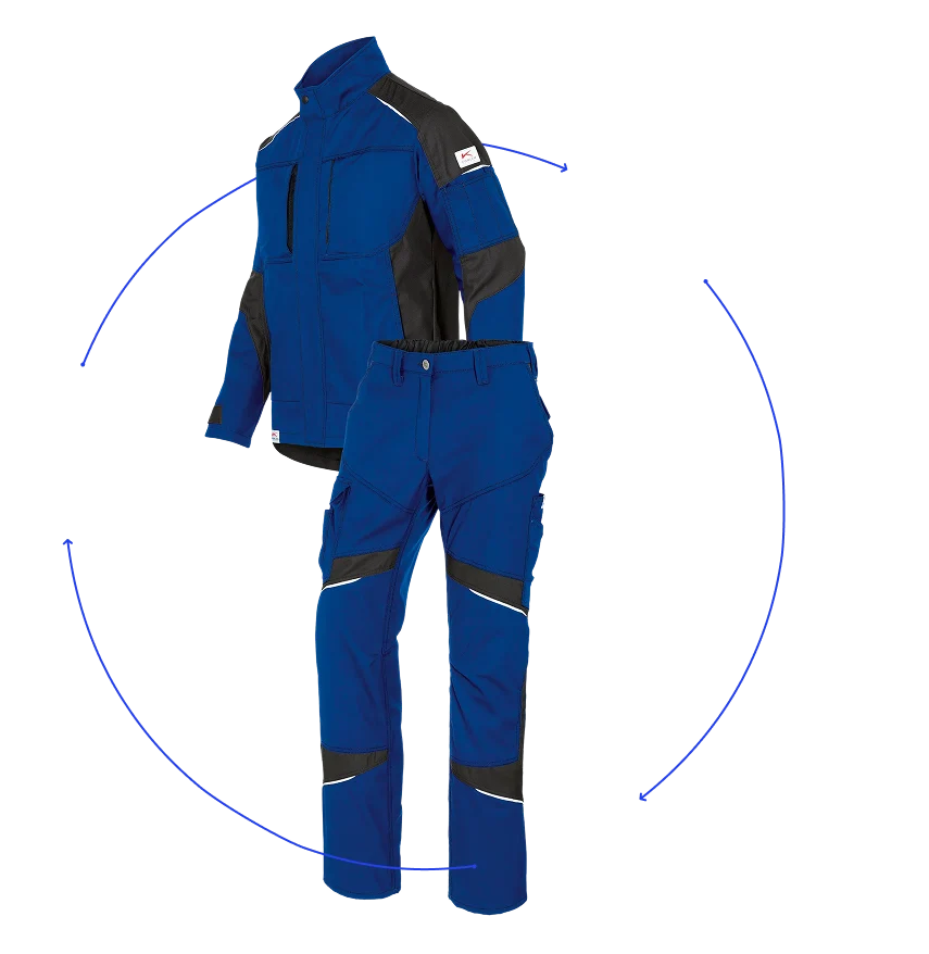 Mockup einer Kleidung der Automobilindustrie